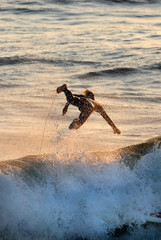 flying surfer