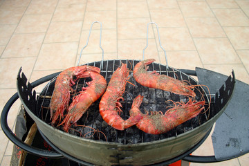 barbecue gambas