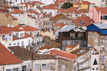Obraz premium down town lisbon,