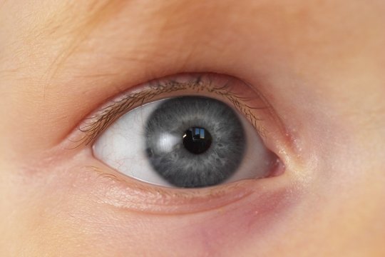 child's eye
