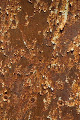 rusty plate