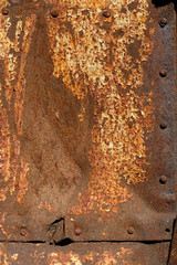 rusty plate