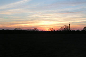Fototapeta premium heidepark bei nacht