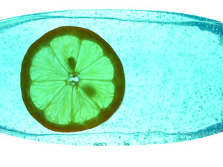 lemon in a bottle