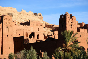 Fototapeta na wymiar ancient city of ait benhaddou, morocco
