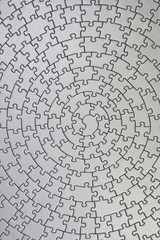 complete silver jigsaw