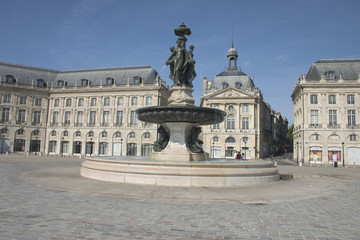 Fototapeta na wymiar Bordeaux Place de la Bourse