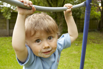 Fototapeta premium messy child