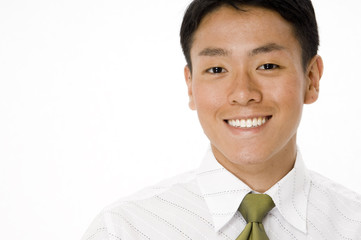 smiling young businessman