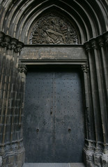 gothic door in spain