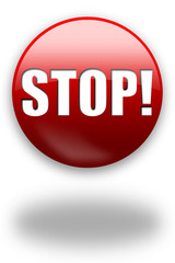 stop! red button / sign