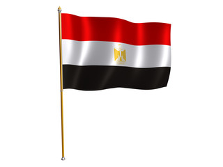 egypt silk flag