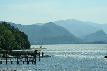 the lake
