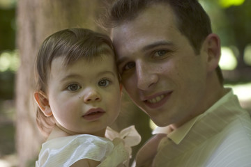 Fototapeta premium fille et père