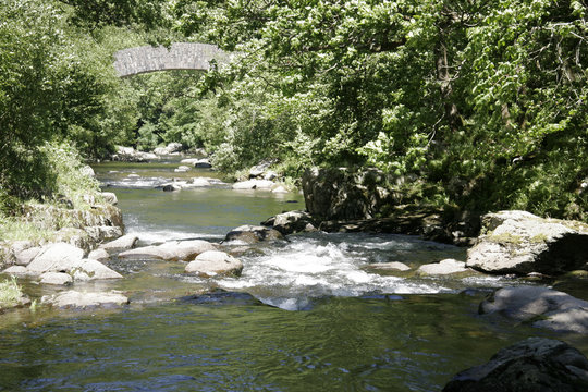 The Lyn River Below Watersmeet