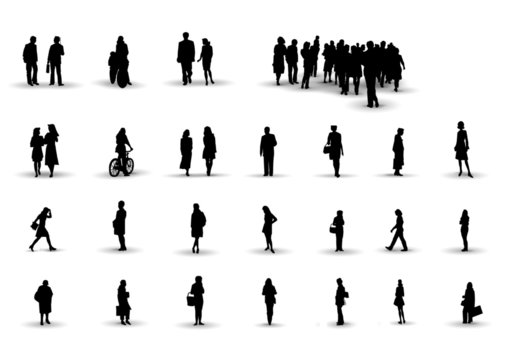 people silhouettes 2