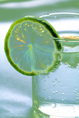 refreshing lime drink illustration