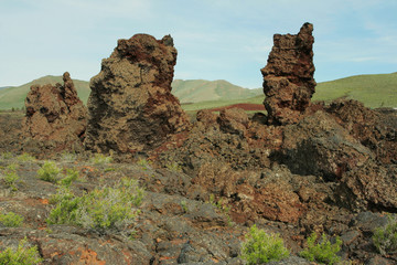 lava pillars