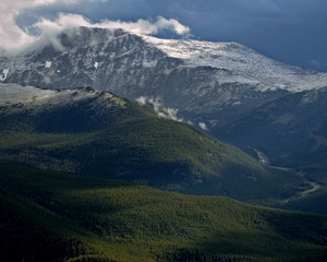 mummy mountain at dawn