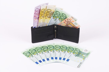 wallet with banknotes