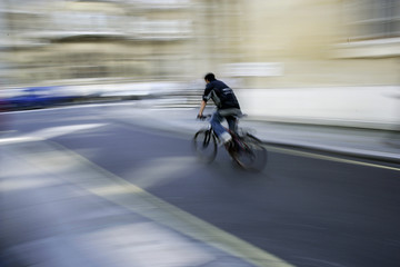 bicyclist blur