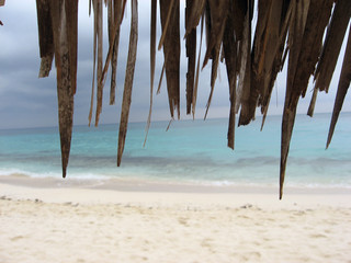 Fototapeta na wymiar beach umbrella