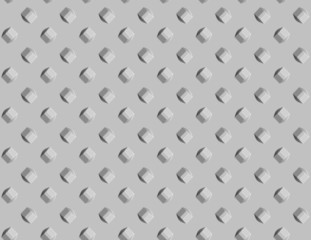 seamless diamond plate background in small silver