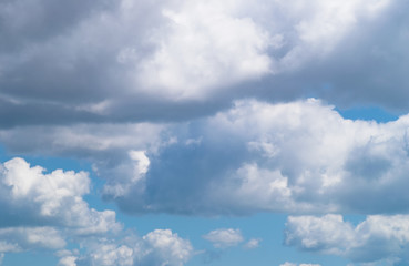 Naklejka na ściany i meble blue sky with white clouds at midday - image 5