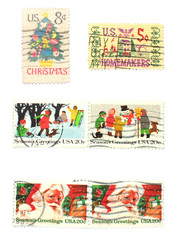 stamps: us stamps - season's greetings
