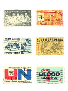 stamps: us vintage stamps 6 cent