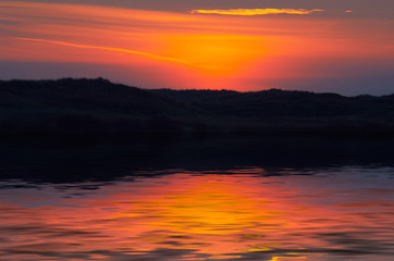 Fototapeta na wymiar sunset colors
