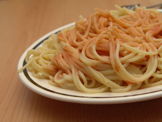 frische, gewürzte nudeln