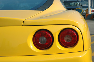 sport car tail light
