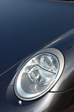 Fototapeta sport car headlight
