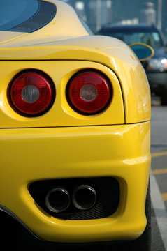 Fototapeta sport car tail light