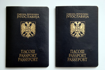 two passports,passeports yugoslavia