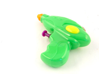 Naklejka premium green gun