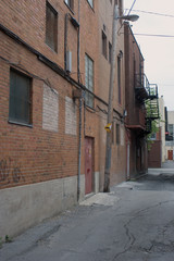 back alley