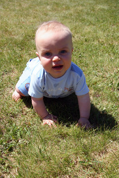little cutie in grass