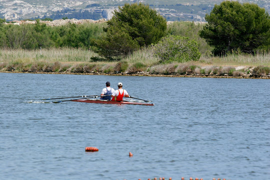 Entrainement &agrave; l'aviron