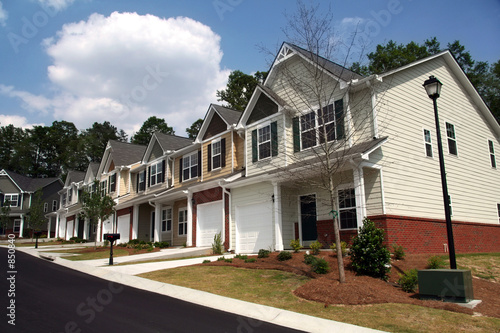 "townhomes or condominiums" Stock photo and royalty-free images on
