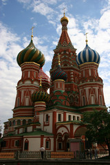 Fototapeta na wymiar st. Wasyla Błogosławionego na Placu Czerwonym w Moskwie, Rosja