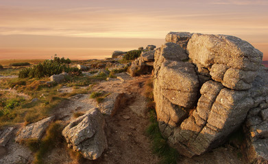stones on the hill