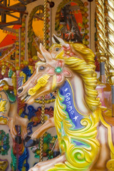 Fototapeta na wymiar carousel horse