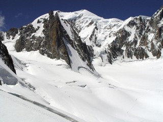 Fototapeta na wymiar panoramiczny, mont blanc