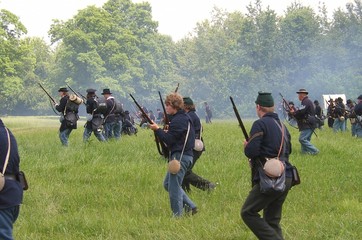 civil war re-enactment