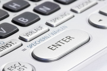 tastatur mit enter taste