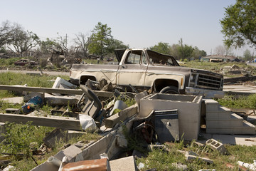truck in new orleans ninth ward