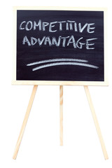 competitive advantage on the chalkboard