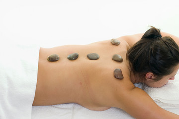 rejuvenation  with hot rock therapy